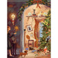 Cats in December by Adelina Lirius 1000 Piece Jigsaw Puzzle NYPC