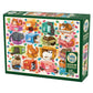 Cats vs Puzzles 1000 Piece Jigsaw Puzzle Cobble Hill