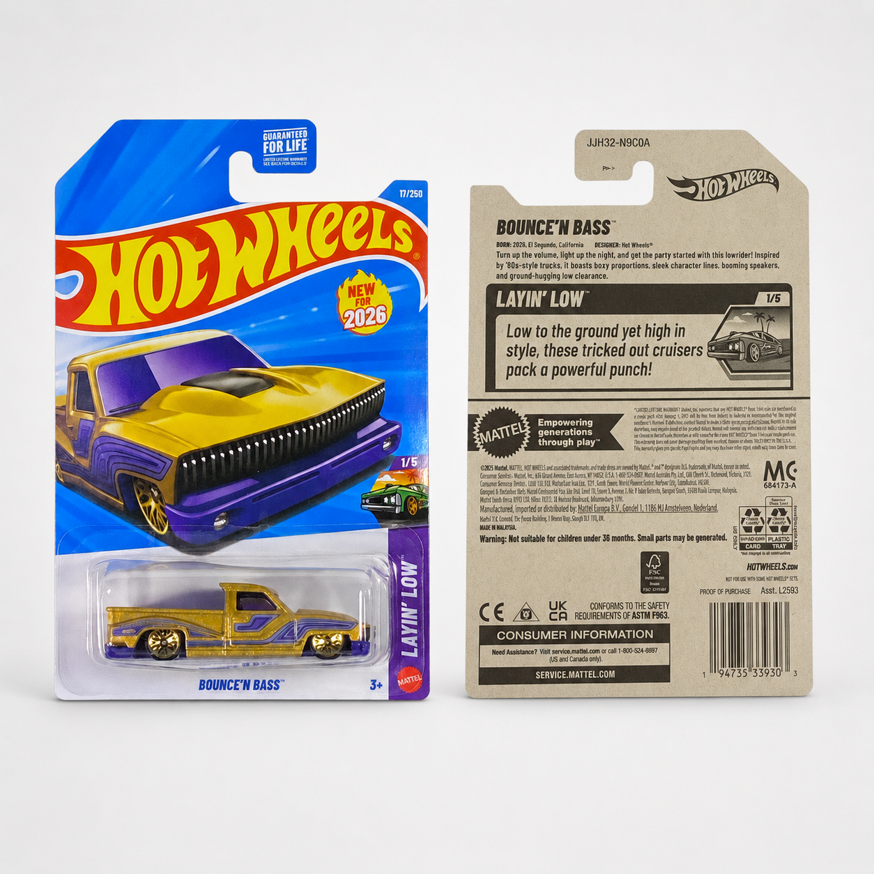 Hot Wheels Bounce'n Bass | Layin' Low Series 1/5
