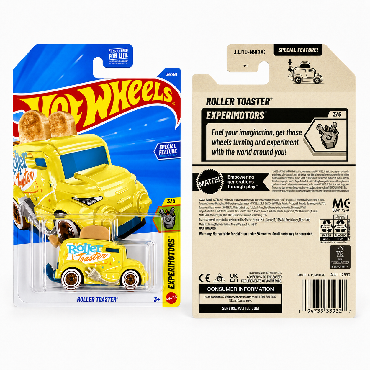 Hot Wheels Roller Toaster | Experimotors Series 3/5