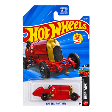 Hot Wheels Fiat Beast of Turin | Drop Tops Series 5/5