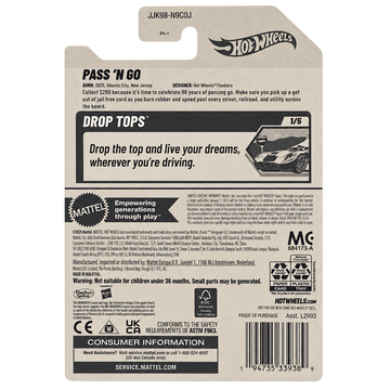 Hot Wheels Pass 'N Go | Drop Top Series 1/5