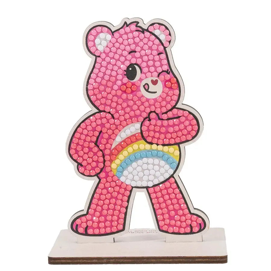 Cheer Care Bear Crystal Art Buddies Kit Craft Buddy