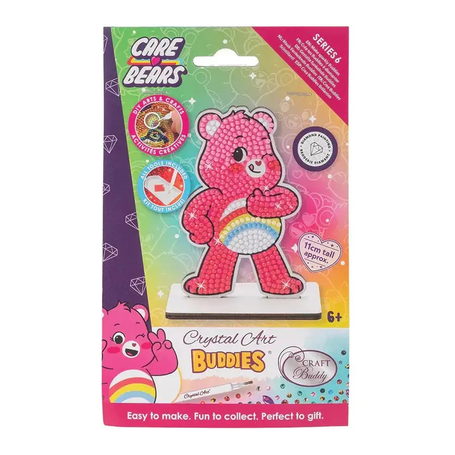 Cheer Care Bear Crystal Art Buddies Kit Craft Buddy