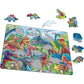 Cheerful Dinosaurs Selfie 43 Piece Tray Jigsaw Puzzle Larsen