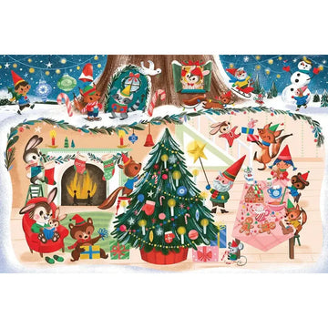 Christmas Cheer 35 Piece Floor Jigsaw Puzzle Cobble Hill
