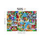 Christmas Snowballs 505 Piece Wood Jigsaw Puzzle Wooden City