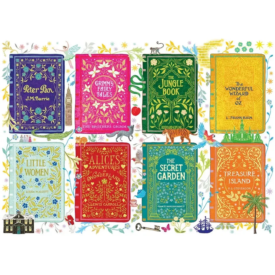Classic Book Covers 1000 Piece Jigsaw Puzzle Gibsons