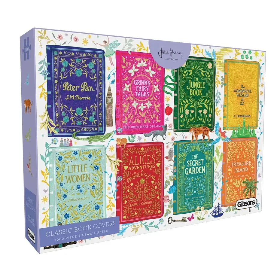 Classic Book Covers 1000 Piece Jigsaw Puzzle Gibsons