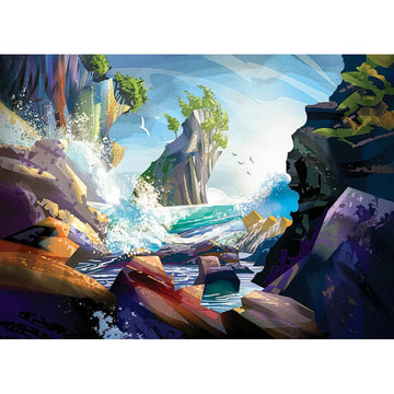 Coastal Waves 1000 Piece Jigsaw Puzzle Cobble Hill