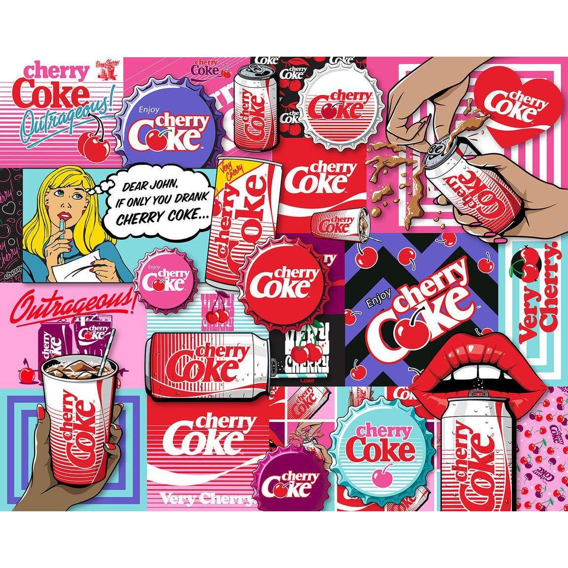 Coca-Cola Very Cherry Coke 1000 Piece Jigsaw Puzzle Springbok