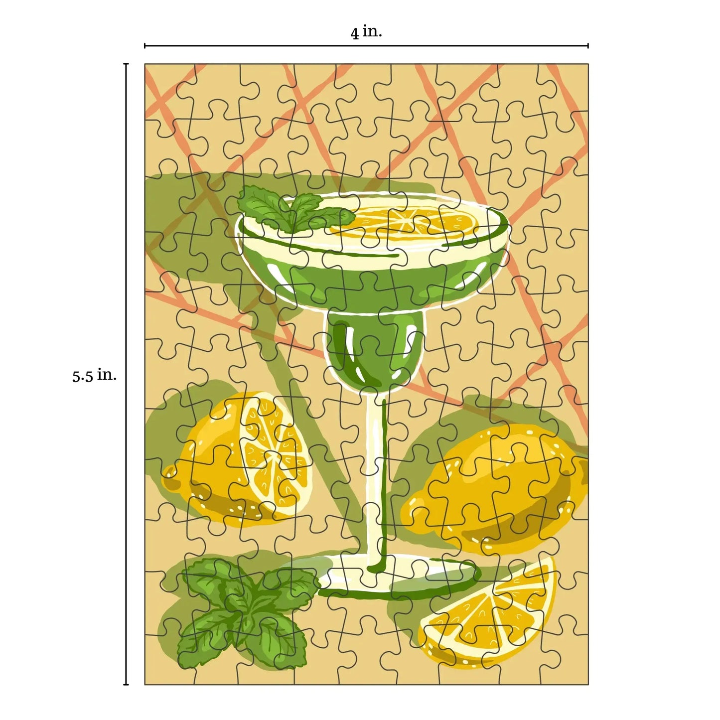 Cocktail 99 Piece Mini Jigsaw Puzzle Puzzledly