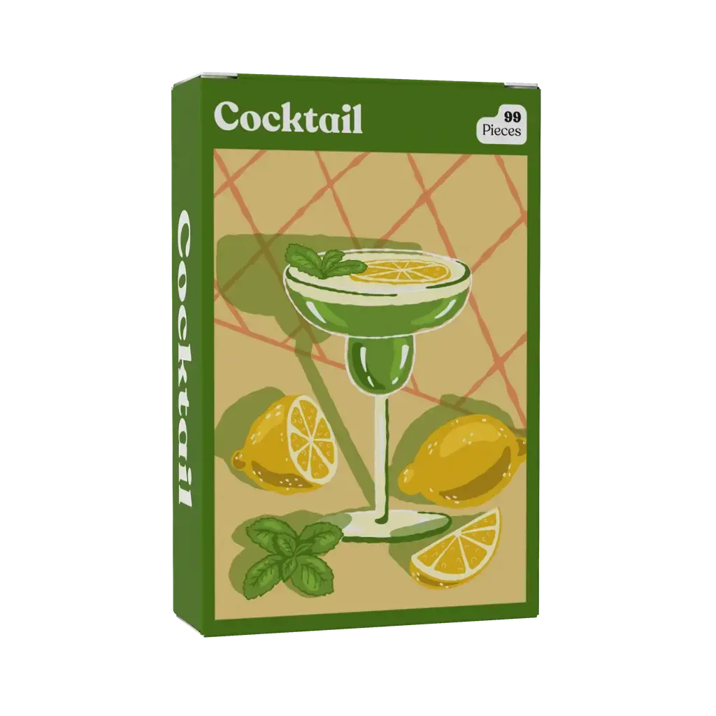 Cocktail 99 Piece Mini Jigsaw Puzzle Puzzledly