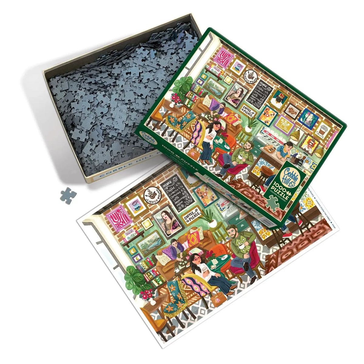 Coffee Please 1000 Piece Jigsaw Puzzle Cobble Hill