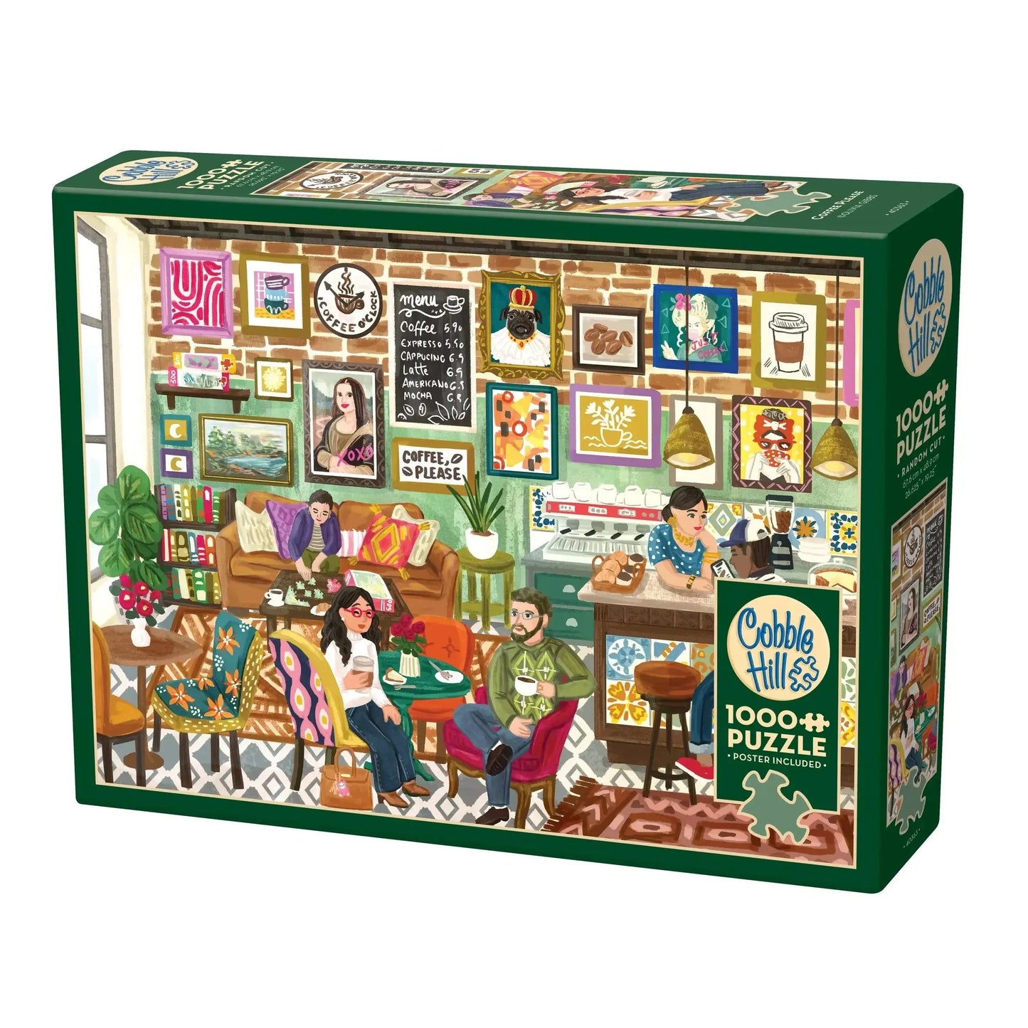 Coffee Please 1000 Piece Jigsaw Puzzle Cobble Hill