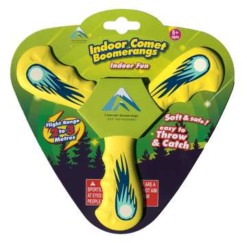 Comet Boomerangs - Soft and Safe foam boomerang for Kids as young as 6.
