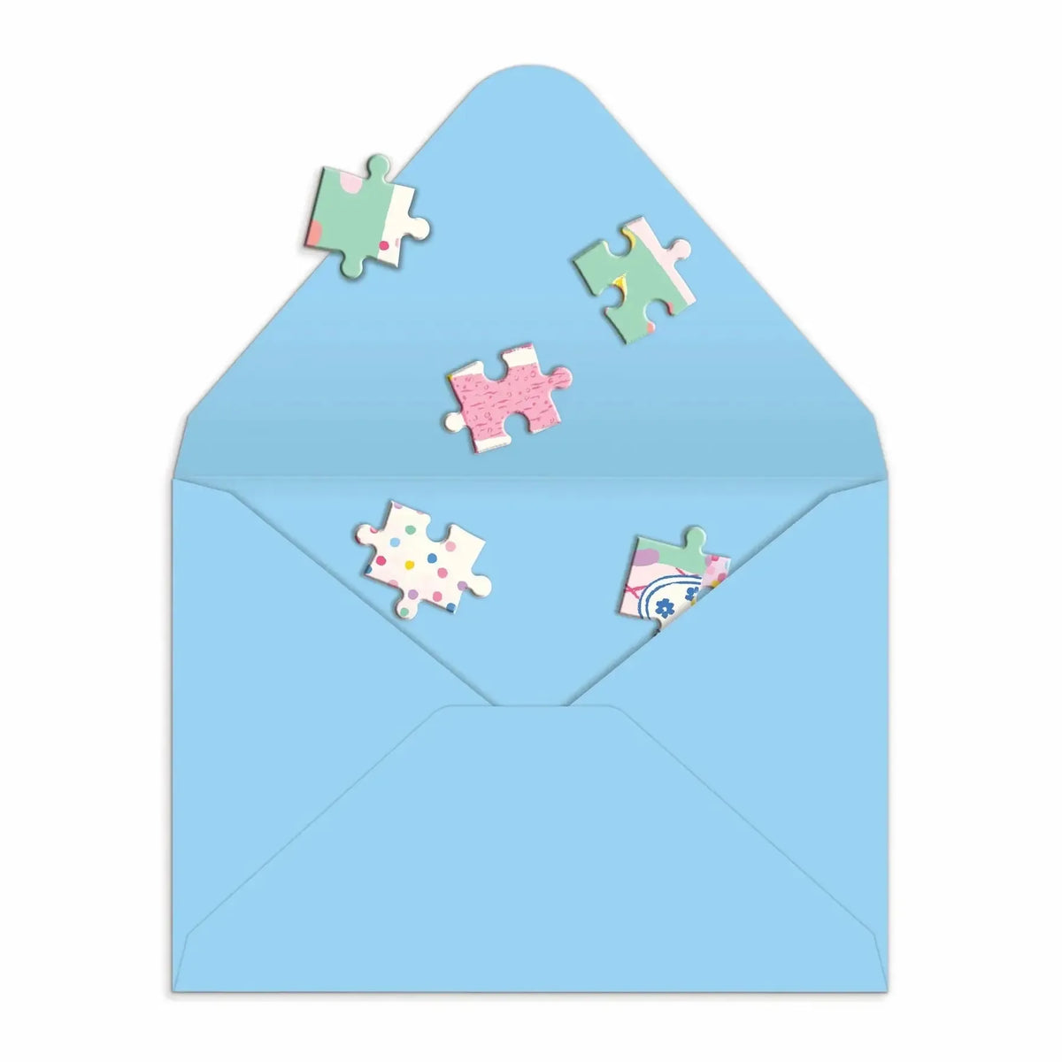 Confetti Birthday Cake Greeting Card 60 Piece Jigsaw Puzzle Galison
