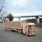 Container Semitrailer for Road King — Mechanical Wooden Model, 238 Pieces