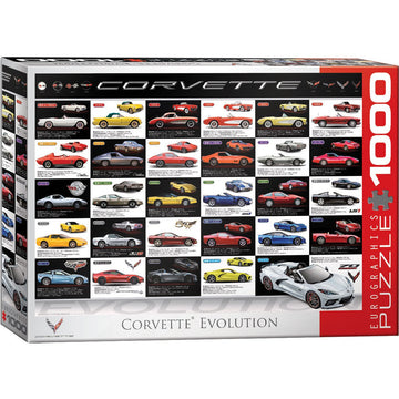 Corvette Evolution 1000 Piece Jigsaw Puzzle Eurographics