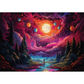 Cosmic Canvas 1000 Piece Jigsaw Puzzle Trippy