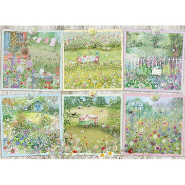 Cottage Gardens 1000 Piece Jigsaw Puzzle Cobble Hill