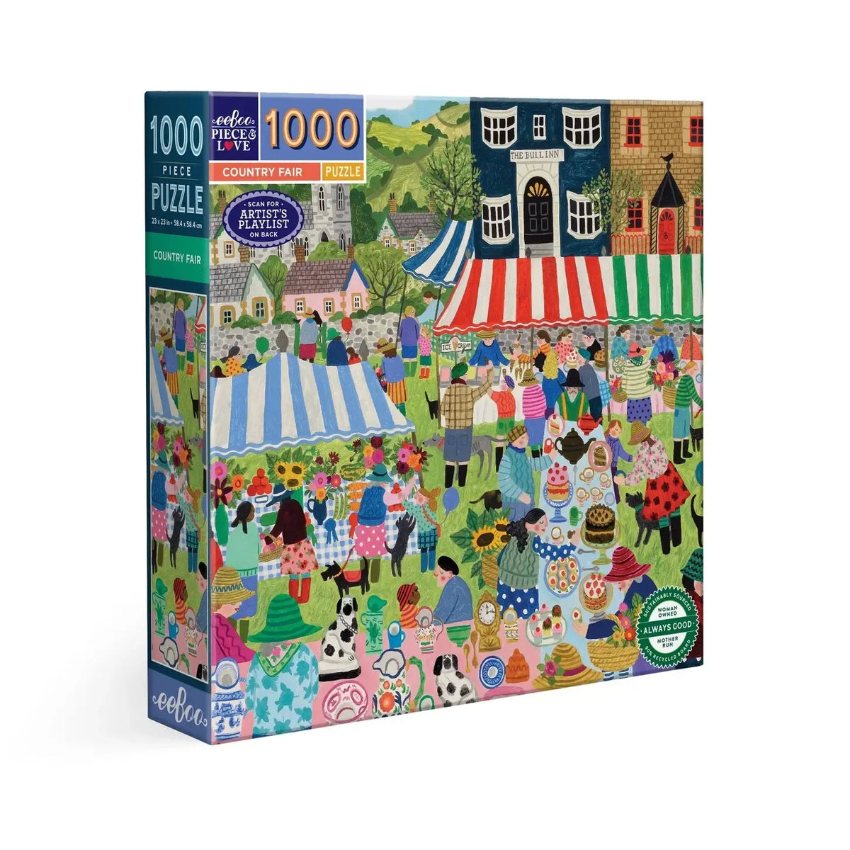 Country Fair 1000 Piece Jigsaw Puzzle eeBoo