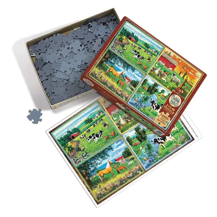 Country Friends 275 Large Piece Jigsaw Puzzle Cobble Hill