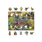 Countryside Bridge 200 Piece Wood Jigsaw Puzzle Wooden City