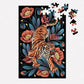 Courageous Tiger 128 Piece Matchbox Mini Jigsaw Puzzle Galison