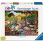 Cozy Backyard Bliss 750 Piece Jigsaw Puzzle Ravensburger