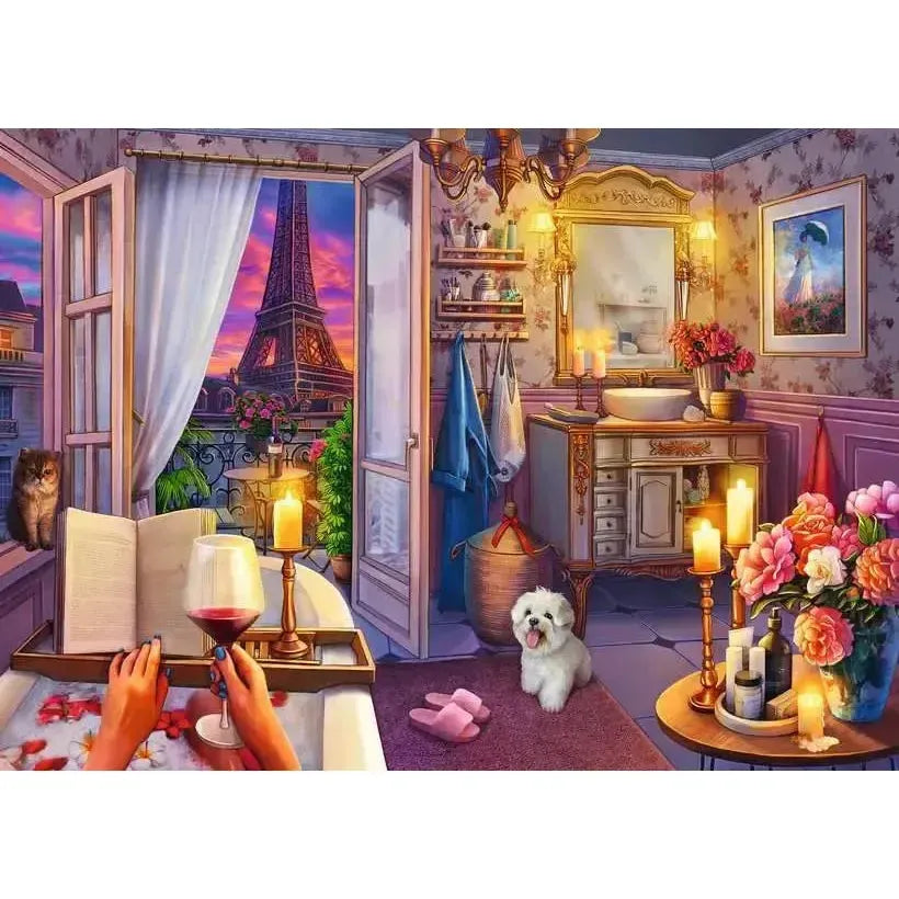 Cozy Bathroom 500 Large Piece Jigsaw Puzzle Ravensburger