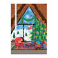 Cozy Cabin Christmas Greeting Card 60 Piece Jigsaw Puzzle Galison