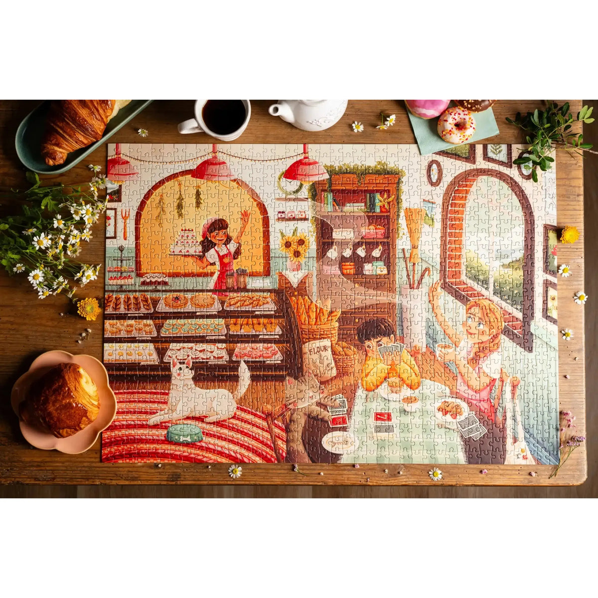 Cozy Cafe 1000 Piece Premium Jigsaw Puzzle Trevell