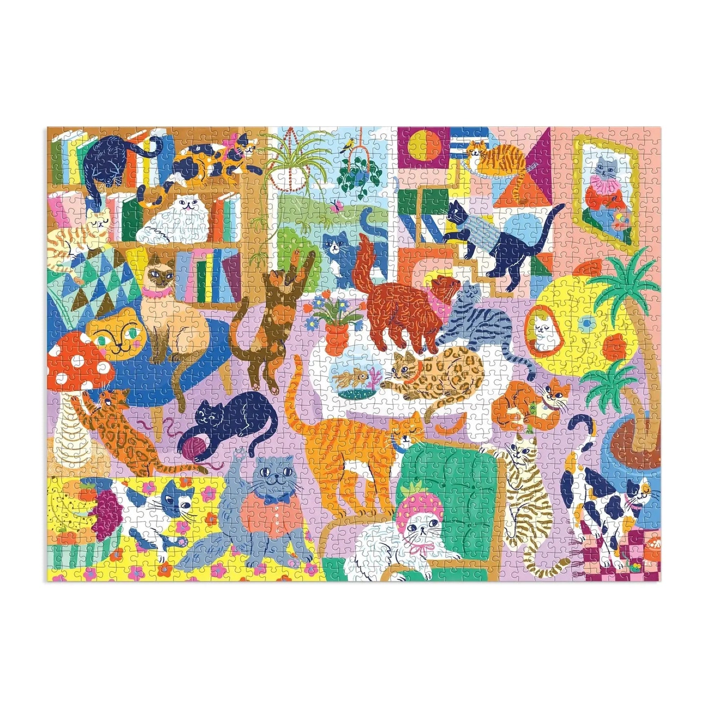 Cozy Cat Club 1000 Piece Jigsaw Puzzle Mudpuppy