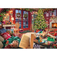 Cozy Christmas Retreat 500 Large Piece Jigsaw Puzzle Ravensburger
