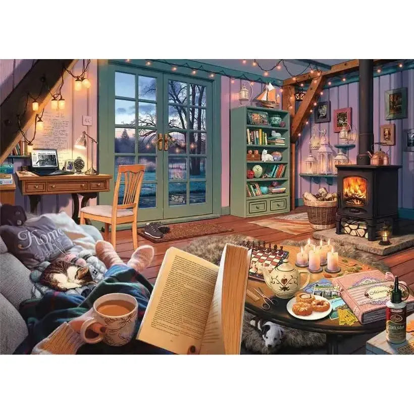 Cozy Retreat 500 Large Piece Jigsaw Puzzle Ravensburger
