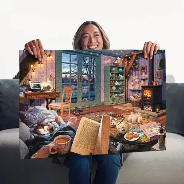 Cozy Retreat 500 Large Piece Jigsaw Puzzle Ravensburger