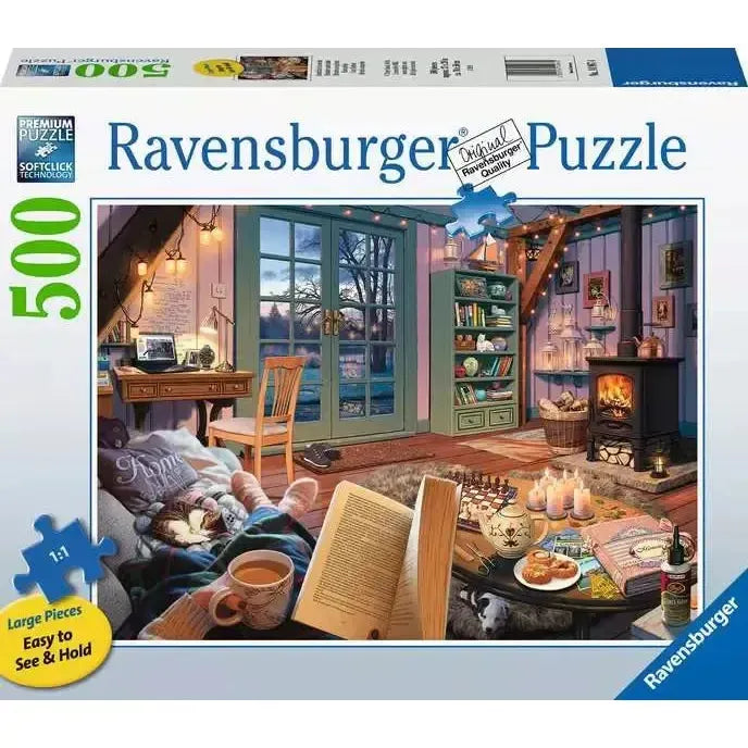 Cozy Retreat 500 Large Piece Jigsaw Puzzle Ravensburger