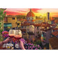 Cozy Wine Terrace 500 Large Piece Jigsaw Puzzle Ravensburger