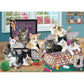 Crafty Kittens 500 Piece Jigsaw Puzzle Cobble Hill