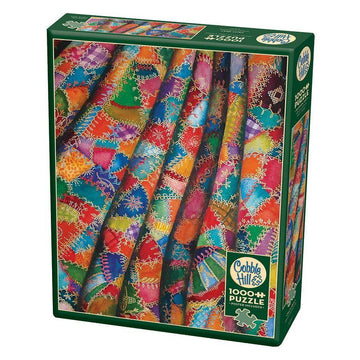 Crazy Quilt 1000 Piece Jigsaw Puzzle Cobble Hill