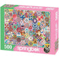 Crazy Quilts 500 Piece Jigsaw Puzzle Springbok