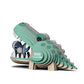 Crocodile 3D Cardboard Model Kit Eugy