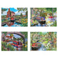 Cruising the Canals Set of 4 500 Piece Jigsaw Puzzles HOP