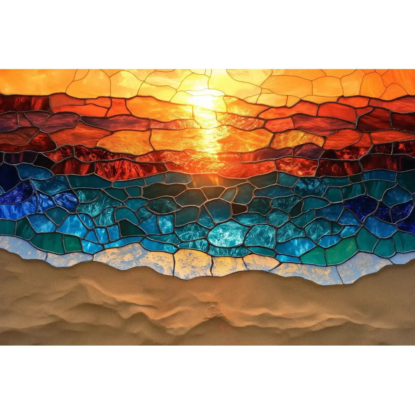 Crystal Coast 1000 Piece Jigsaw Puzzle Trippy