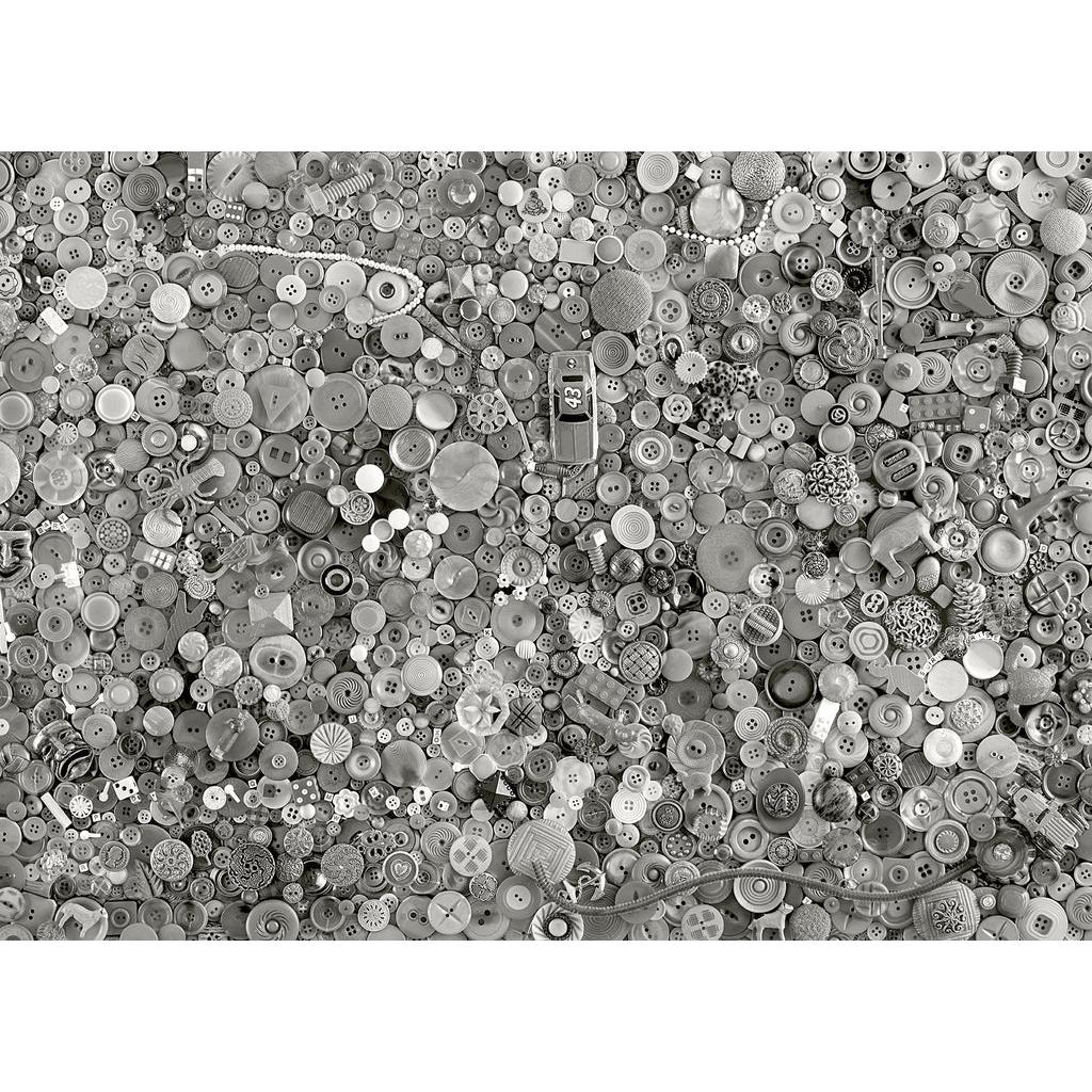 Curious Buttons "Reveal the Color" 1000 Piece Jigsaw Puzzle PuzzleTwist