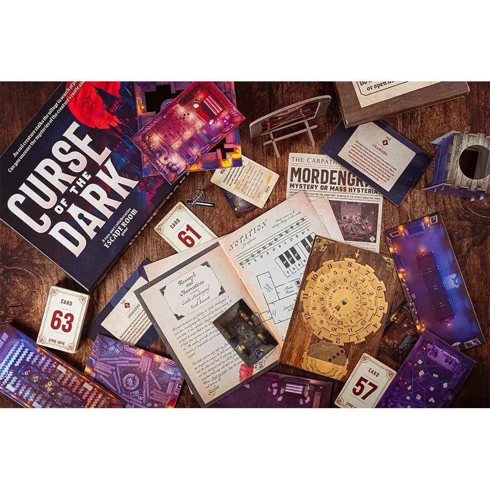 Curse of the Dark - Two Part Escape Room Game - Professor Puzzle