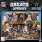Masterpieces 500 Piece Sports Jigsaw Puzzle For Adults - Nfl Dallas Cowboys All-Time Greats - 15X21
