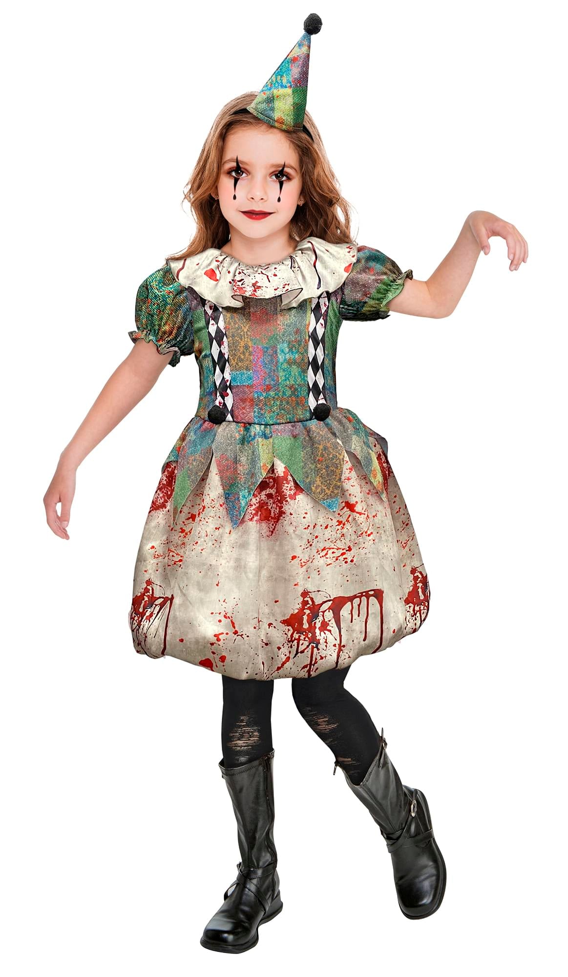 Clown Girls Costume | Child Size 8/10