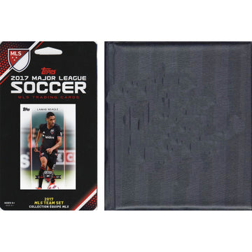 Mls D.C. United Licensed 2017 Topps Team Set And Storage Album